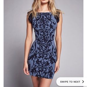 Free people low back bodycon dress
